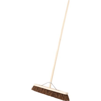 24" Bassine Broom with 1.1/8" x 60" Stale