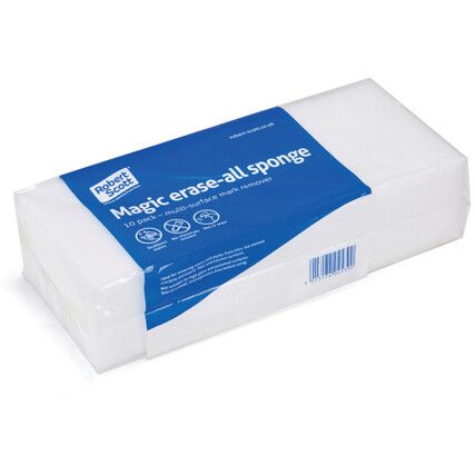 Magic Erase-all Sponge, White, Pack 10