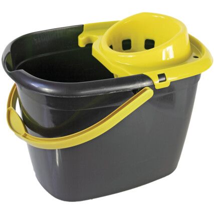 MOP BUCKET AND WRINGER - YELLOW