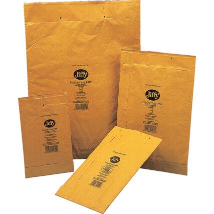 Jiffy Padded Bag, Brown, 221 x 350mm, Pack 100