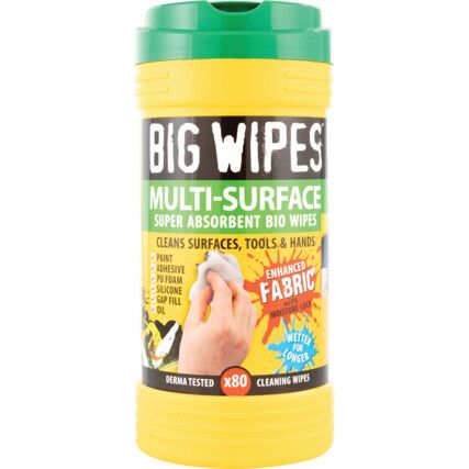 4x4 Multi-Surface Wipes - Pack of 80
