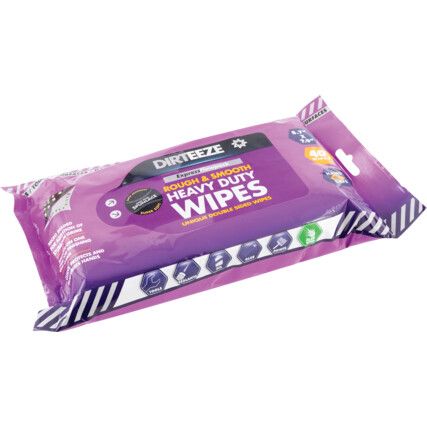 Flowpack Rough & Smooth Trade Wipes, Pack Qty 40