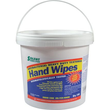 Heavy Duty Hand Wipes - Pack of 100