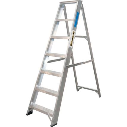 7 x Treads, Aluminium Step Ladder, 1.48m