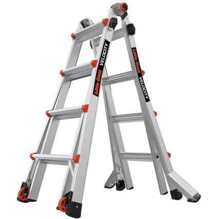 Aluminium Combination Ladder, 1.4m (closed) - 4.6m  (extended), EN 131