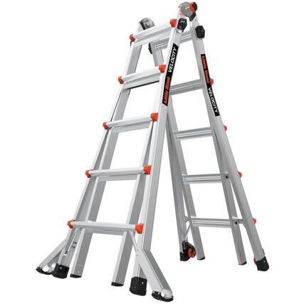 Aluminium Combination Ladder, 1.7m (closed) - 5.8m  (extended), EN 131