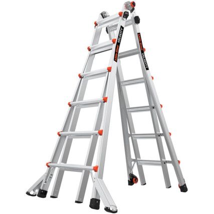 Aluminium Combination Ladder, 1.9m (closed) - 7m  (extended), EN 131