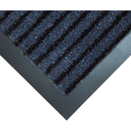 Black & Blue Duo Doormat, Pack of 2, 0.6m x 0.9m