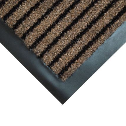 Black & Brown Duo Doormat 0.9m x 1.5m