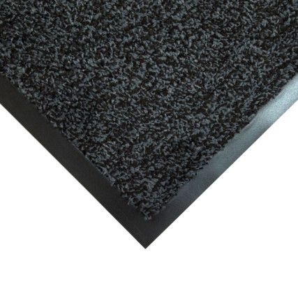Black Micro-Fibre Doormat 0.9m x 1.5m