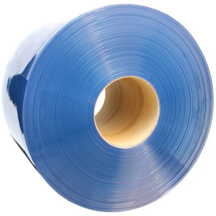 Polar PVC Strip Curtain, Blue, 200 x 2mm x 1m