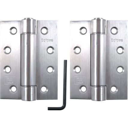 102x76x3mm SGL ACTION SPRING HINGES (PAIR)SSS
