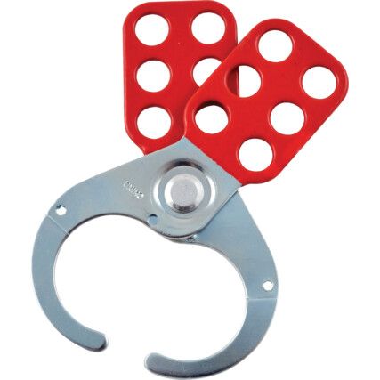 805840 LOCKOUT HASP 25mm RED