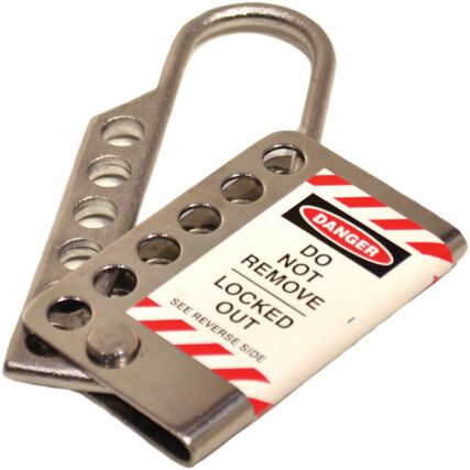 25MM STAINLESS STEEL LOCKOUT HASP - NICKEL PLATED