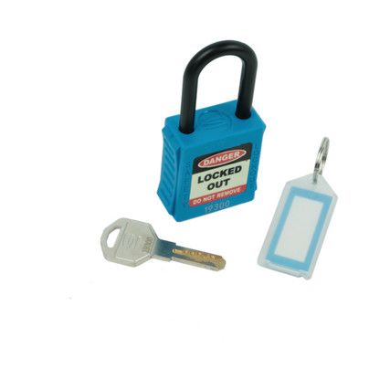 DIELECTRIC BLUE SAFETY LOCKOUT PADLOCK (NON CONDUCTIVE)