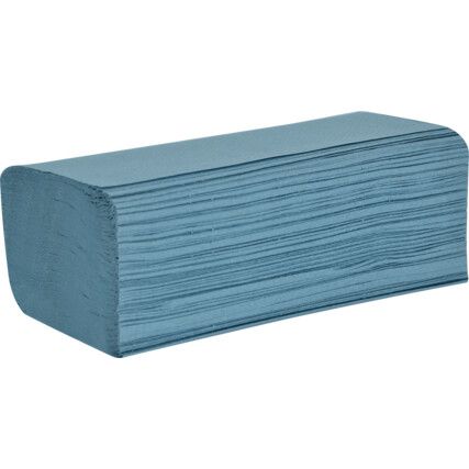 1PLY BLUE V FOLD HAND TOWEL (CS-3510)