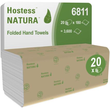HAND TOWELS Z FOLD WHITE SMALL (PK-20)