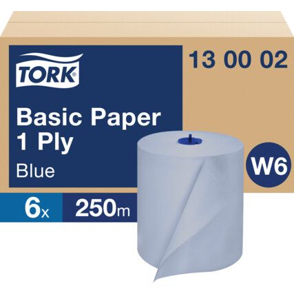 BASIC PAPER BLUE 1 PLY W6 1 X250M