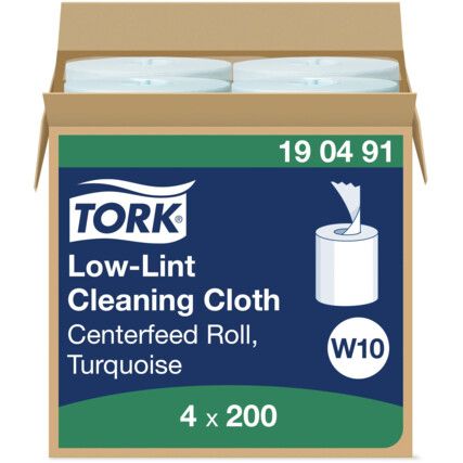 LOW-LINT CLEANING CLOTH W10 REFILL 4 X 200 SHEETS