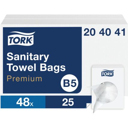 SANITARY TOWEL BAGS 1,4L 48 X 25 BAGS