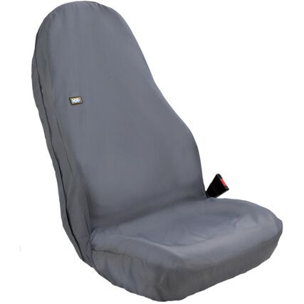 UNIVERSAL WINGED FRONT BLACK SEAT COVER