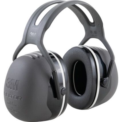 Ear Defenders, Over-the-Head, No Communication Feature, Dielectric, Black Cups