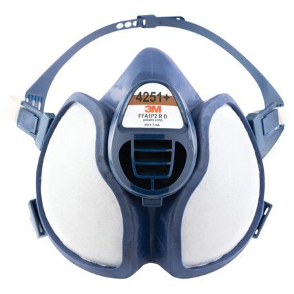 4521+, Respirator Mask, Filters Organic Vapours, One Size