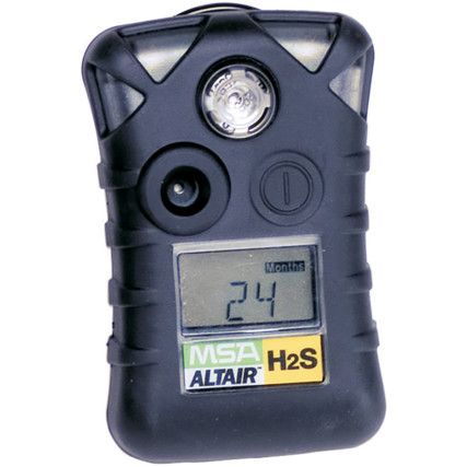 Altair Maintenance-Free Single Gas H2S 10/15 PPM Monitors, Adjustable