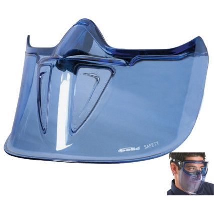 Blast, Faceshield, For Use With Goggles BLAPSI