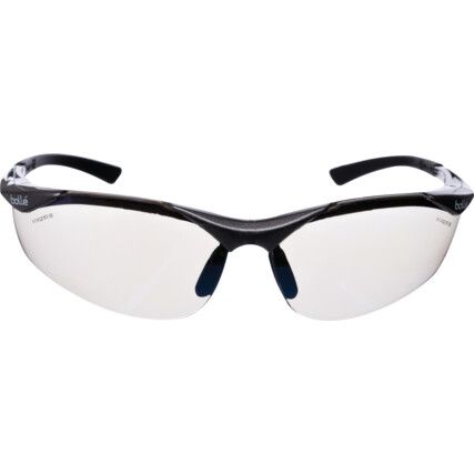 Contour, Safety Glasses, Brown Lens, Half-Frame, Black Frame, High Temperature Resistant/Impact-resistant/Scratch-resistant/Sun Glare/UV-resistant