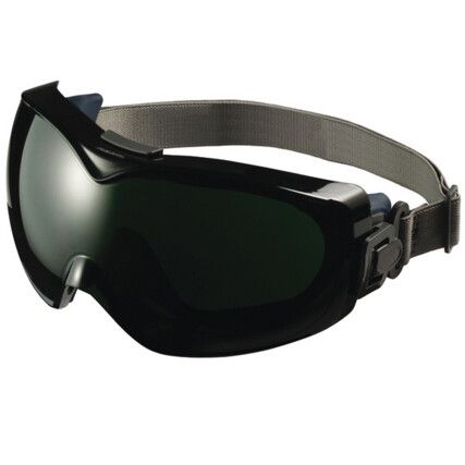 Duramaxx, Safety Goggles, Polycarbonate, Green Lens, Blue/Grey Frame, Indirect Ventilation, Scratch-resistant