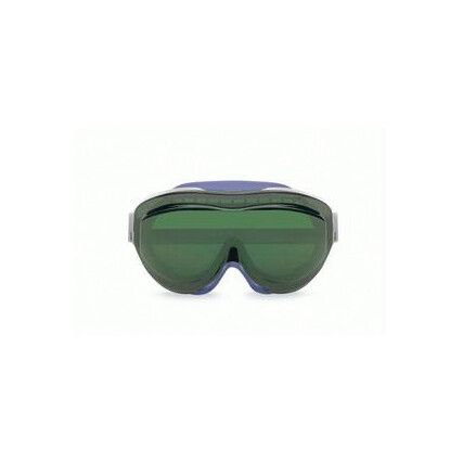 Flexseal, Safety Goggles, Polycarbonate, Green Lens, Black/Grey Frame, Heat-resistant