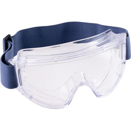Scorpion, Safety Goggles, Polycarbonate, Clear Lens, Clear Frame, Anti-Fog/Anti-Mist/Molten Metals/Scratch-resistant/UV-resistant