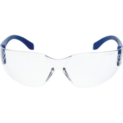 Sirius, Safety Glasses, Clear Lens, Frameless, Blue Frame, Anti-Fog/Scratch-resistant/UV-resistant