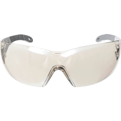 Pheos, Safety Glasses, Silver Mirror Lens, Frameless, Silver Frame, Anti-Fog/Impact-resistant/Scratch-resistant/Sun Glare/UV-resistant