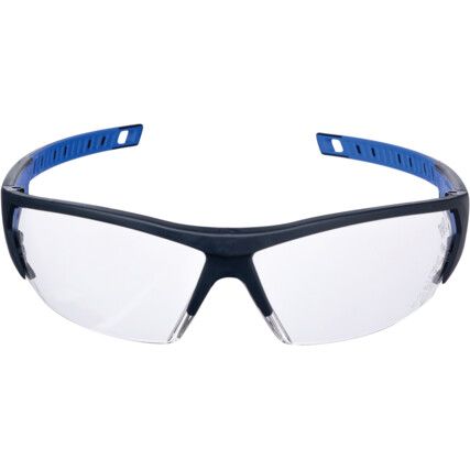 9194-171 I-Works Clear Lens/Blue Frame Safety Spectacles