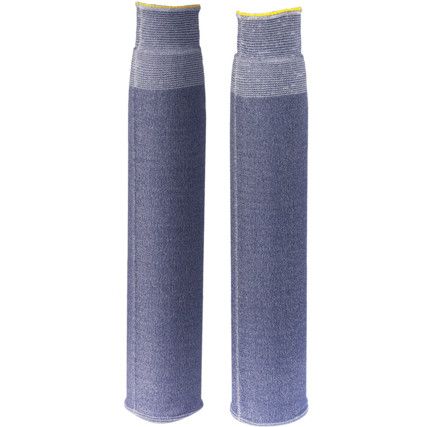 Maxicut, Cut Resistant Sleeves, Blue, Polyester/Spandex/UHMWPE-Glass-Nylon, 455mm, EN388 3, 4, 2, 4, Knit Cuff