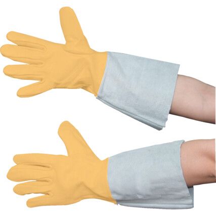EAD006 YELLOW HIDE LEATHER TIG GLOVES
