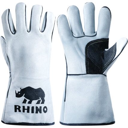HSR/500 Ultima Rhino Deluxe, Welding Gloves, Grey, Kevlar/Leather, Size 11