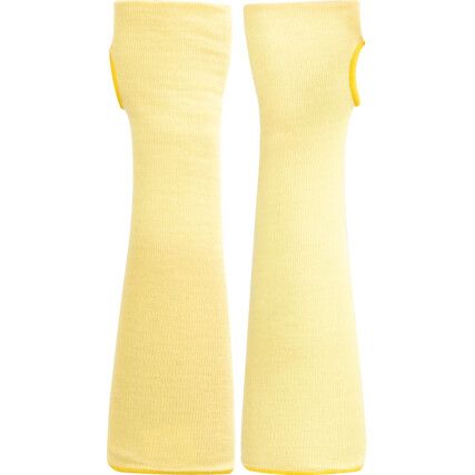 Touchstone, Cut Resistant Sleeve, Yellow, Kevlar®, 355mm, EN388 1, 3, X, 4, Knit Cuff
