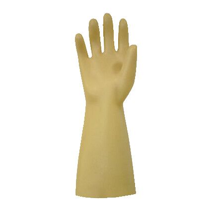 RE00360 SuperGlove, Electricians Gloves, Yellow, Latex, Uncoated, Size 9