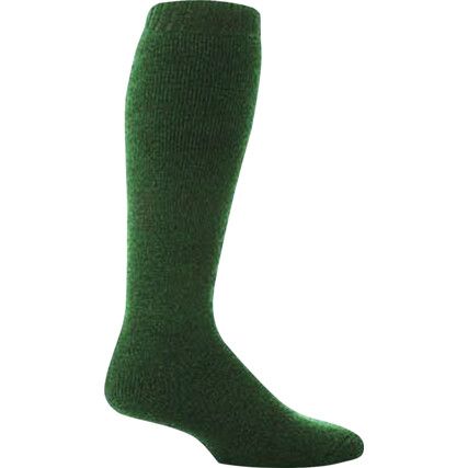 Green Wellington Boot Socks Size 6-11 (1 Pair)