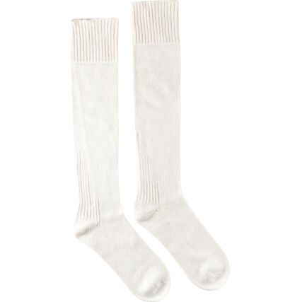 Cream Sea Boot Socks Size 6-11 (1 Pair)