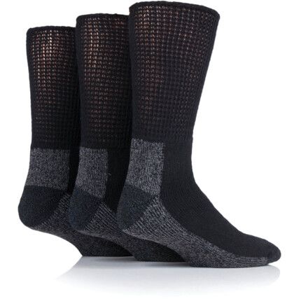 Diabetic Socks, Size 6-11 (3-Pairs)