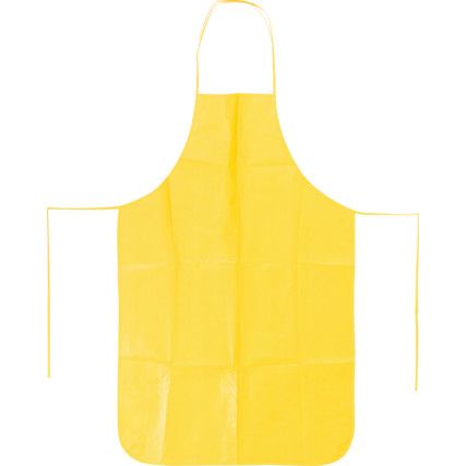 Tychem, Chemical Protective Apron, Reusable, Yellow, Tychem® 2000 C Material, One Size