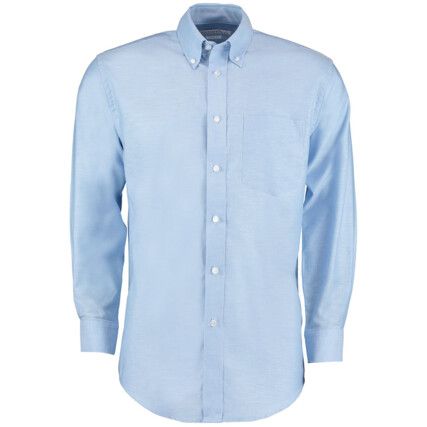 KK351 Men's 17in Long Sleeve Light Blue Oxford Shirt