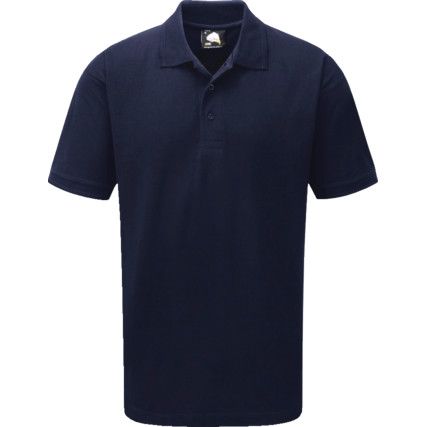 Eagle, Polo Shirt, Unisex, Navy Blue, Cotton/Polyester, Short Sleeve, XL