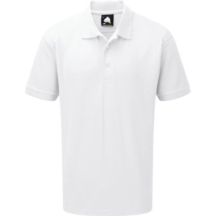 Eagle, Polo Shirt, Unisex, White, Cotton/Polyester, Short Sleeve, M