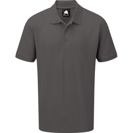 Eagle, Polo Shirt, Unisex, Grey, Cotton/Polyester, Short Sleeve, M