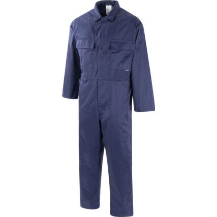 Euro Work™, Boilersuit, Unisex, Navy Blue, Cotton/Polyester, Chest 48-50", Regular, XL